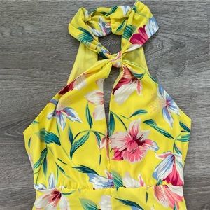 Lush floral maxi dress